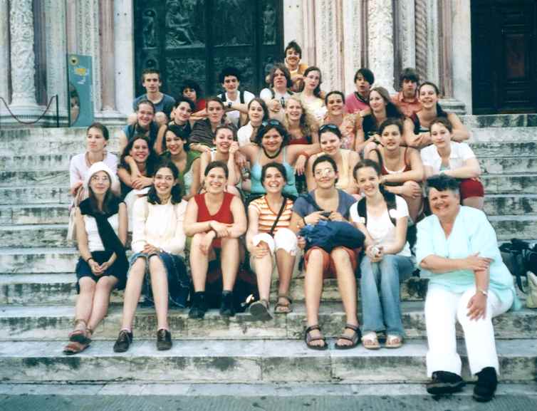 ciszter gimnazisták énekkara Olaszországban 2007
